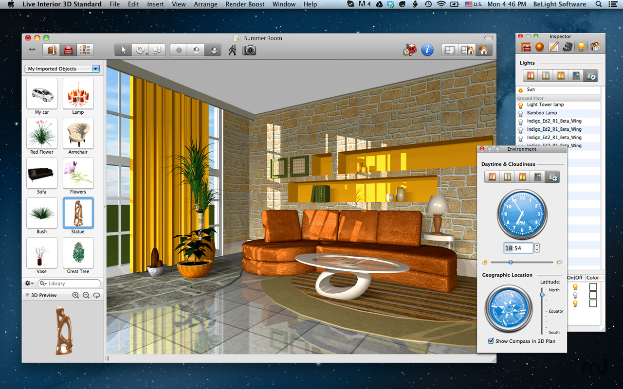 Amazing mac home design software or house plan app for mac